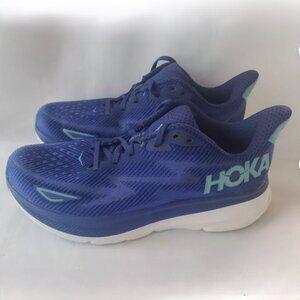 Hoka Women's Navy and Teal Sneakers